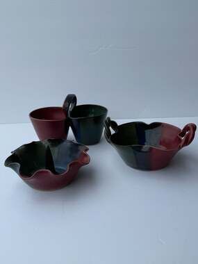 Shelton Studio Pottery 3-Piece Set